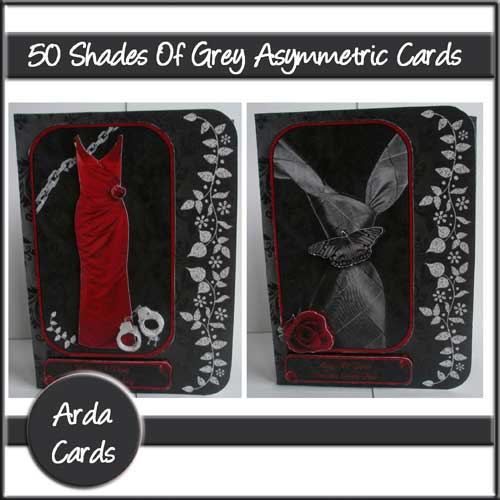 50 Shades Of Grey Asymmetric Cards