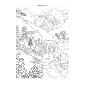 Advanced Adult Colouring Books De-Stress with Creativity A4