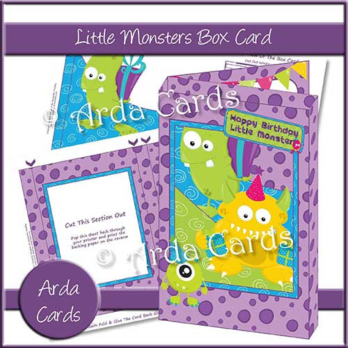 Little Monsters Box Card