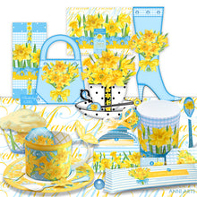 Load image into Gallery viewer, March Birth Flower & Gem Printables Combo Bundle