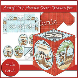 Aaargh Me Hearties Secret Treasure Box - The Printable Craft Shop