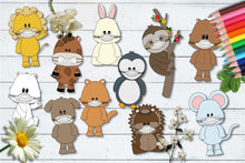 Load image into Gallery viewer, Animal Pals Wear Masks CU Clipart