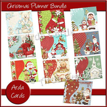 Load image into Gallery viewer, Christmas Planner Bundle Printable