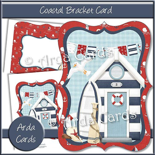 Coastal Bracket Card - The Printable Craft Shop