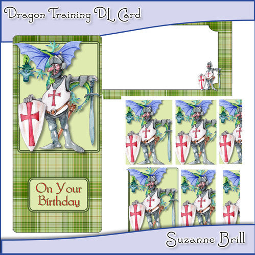 Dragon Training DL Card - The Printable Craft Shop