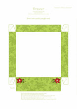 Load image into Gallery viewer, Christmas Bells Printable Easel Card with Drawer