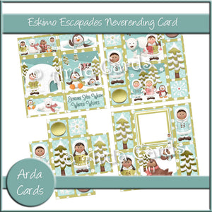 Eskimo Escapades Neverending Card Printable