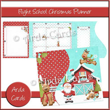 Load image into Gallery viewer, Flight School Printable Christmas Planner