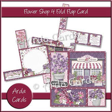 Load image into Gallery viewer, Printable 4 Fold Flap Card Bundle - The Printable Craft Shop - 6