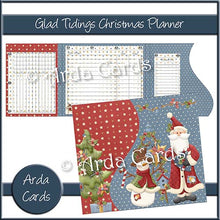Load image into Gallery viewer, Glad Tidings Printable Christmas Planner