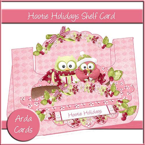 Hootie Holidays Shelf Card - The Printable Craft Shop