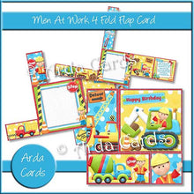 Load image into Gallery viewer, Printable 4 Fold Flap Card Bundle - The Printable Craft Shop - 8