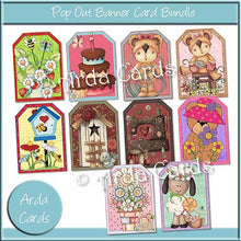 Load image into Gallery viewer, Pop Out Banner Card Bundle - ALL 10 Printable Kits - The Printable Craft Shop