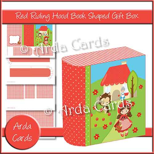 Red Riding Hood Book Shaped Gift Book