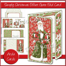 Load image into Gallery viewer, Christmas Offset Gate Fold Card Bundle #1