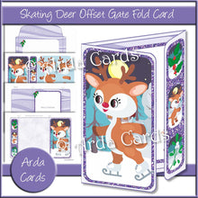 Load image into Gallery viewer, Christmas Offset Gate Fold Card Bundle #1