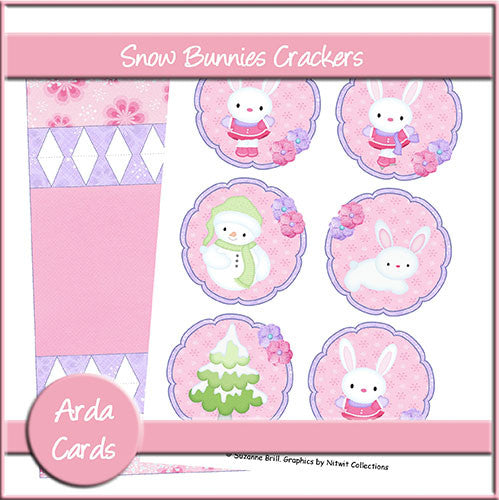 Snow Bunny Crackers - The Printable Craft Shop