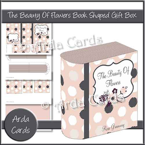 The Beauty Of Flowers Book Shaped Gift Box