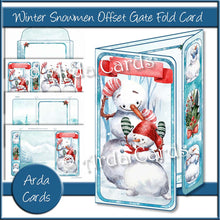 Load image into Gallery viewer, Christmas Offset Gate Fold Card Bundle #1