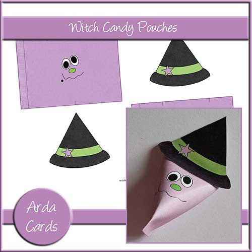 Witch Candy Pouches - The Printable Craft Shop