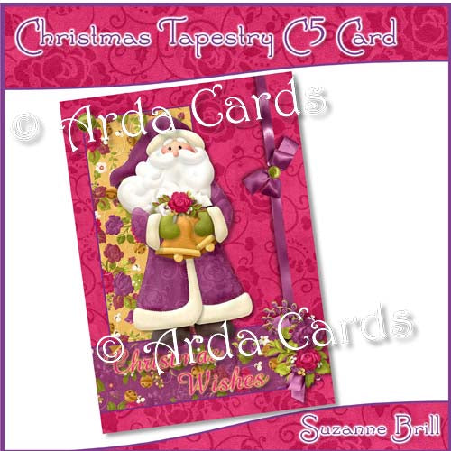 Christmas Tapestry C5 Card