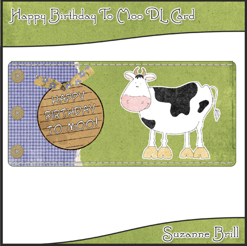 Happy Birthday To Moo DL Card