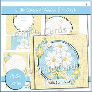Hello Sunshine Shadow Box Card