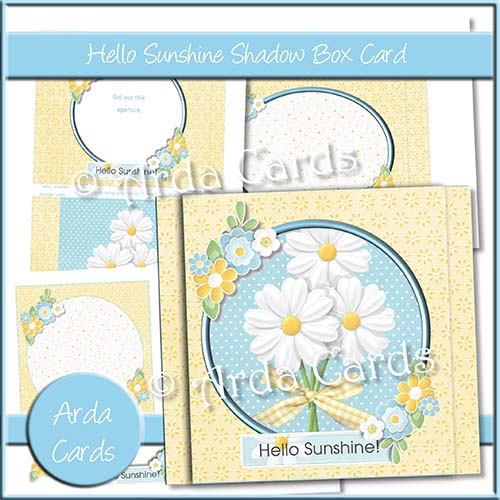 Hello Sunshine Shadow Box Card