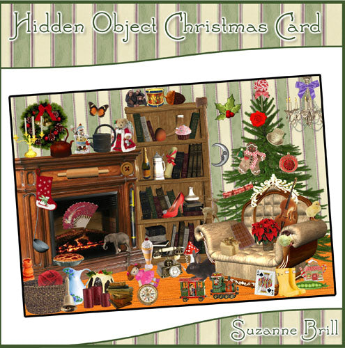 Hidden Object Christmas Card