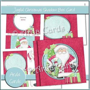 Joyful Christmas Shadow Box Card