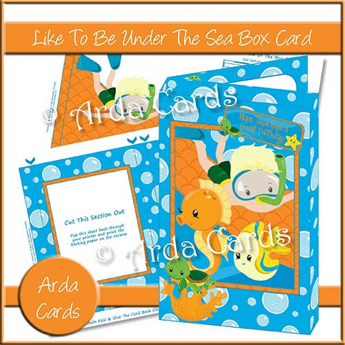 Like To Be Under The Sea Box Card