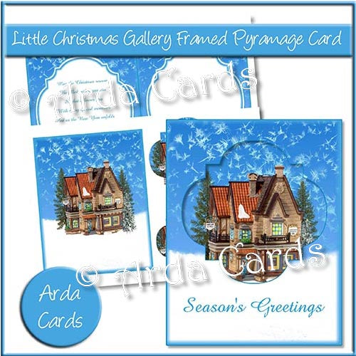 Little Christmas Gallery Framed Pyramage Card