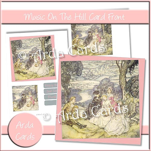 Music On The Hill Card Front