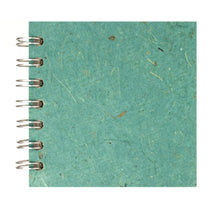 Load image into Gallery viewer, Turquoise 4x4 Sketchbook - BLACK Pages - 150gsm Cartridge Paper