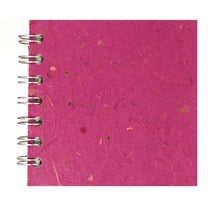 Load image into Gallery viewer, Berry Pink 4x4 Sketchbook - WHITE Pages - 150gsm Cartridge Paper