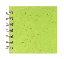 Load image into Gallery viewer, Emerald Green 4x4 Sketchbook - WHITE Pages - 150gsm Cartridge Paper