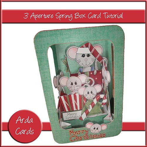 3 Aperture Spring Box Card Photo Tutorial - The Printable Craft Shop