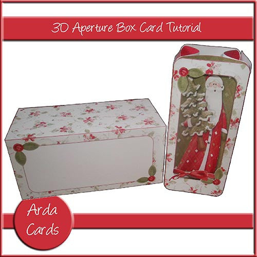 3D Aperture Box Card Tutorial - The Printable Craft Shop