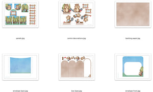 Free Printable Pop Up Box sheets for Instant Download