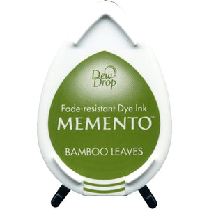 Bamboo Leaves Green Dew Drop Memento Ink Pad from Tsukineko
