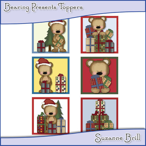 Bearing Presents Toppers - The Printable Craft Shop