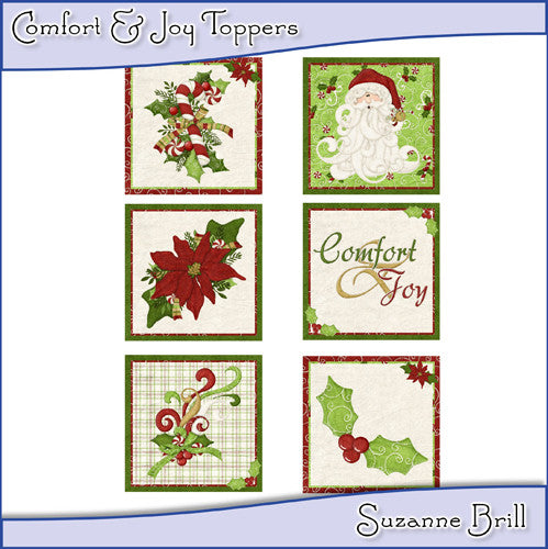 Comfort & Joy Toppers - The Printable Craft Shop