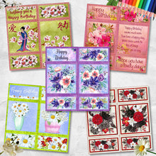 Load image into Gallery viewer, Lovely Florals Printable Neverending Card Mini Bundle