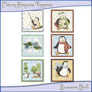 Merry Penguins Toppers - The Printable Craft Shop