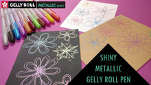 Load image into Gallery viewer, Metallic Blue Gelly Roll Pen - Sakura