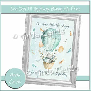 One Day I'll Fly Away A4 Print