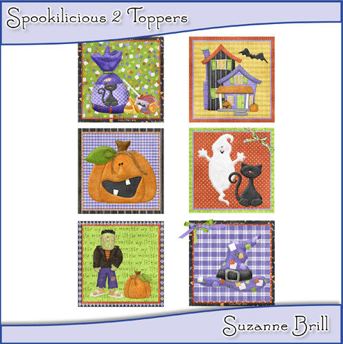 Spookilicious 2 Toppers - The Printable Craft Shop