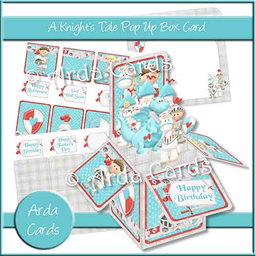 A Knight's Tale Pop Up Box Card Printable
