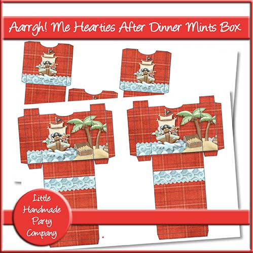 Aarrgh! Me Hearties After Dinner Mints Box - The Printable Craft Shop
