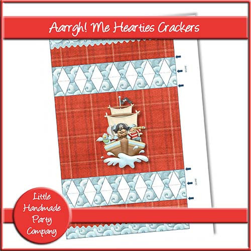 Aarrgh! Me Hearties Crackers - The Printable Craft Shop
